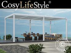 Bioklimatologisch pergola paviljoen San Pablo Alu+, 4x5,8m, Wit