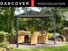 Tonnelle de jardin Palermo 2,95x2,95m, Anthracite
