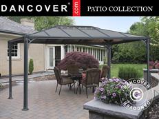 Tonnelle de jardin Martinique 2,96x3,6m, Anthracite