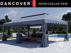 Gazebo da giardino Osiris 4x6m, Grigio