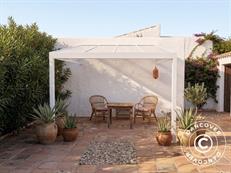 Terrassenüberdachung San Pablo Alu+, 3x4m, Weiß