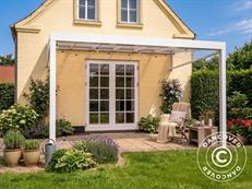 Terrassenüberdachung San Pablo Alu+, 4x4m, Weiß