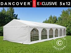 Partytent Exclusive 5x12m PVC 900, Wit