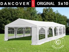 Partytent Original 5x10m PVC 900, "Arched", Wit