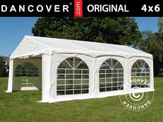 Partytent Original 4x6m PVC 900, "Arched", Wit
