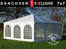 Tente pagode Exclusive 7x7m PVC, Blanc