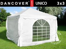 Partytent UNICO 3x3m, Wit