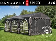 Partytent UNICO 3x6m, Zwart