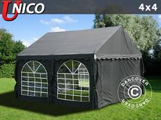 Partytent UNICO 4x4m, Zwart