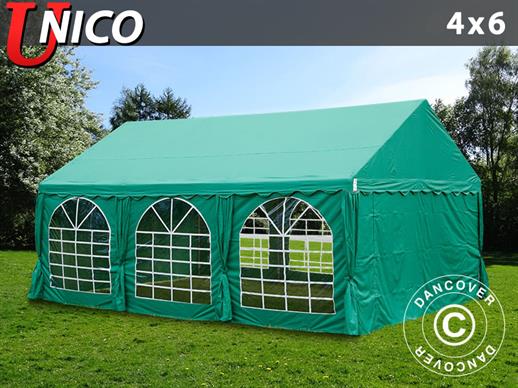 Partyzelt UNICO 4x6m, Dunkelgrün Partyzelt UNICO 4x6m, Dunkelgrün