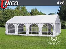 Carpas para fiestas UNICO 4x8m, Blanco