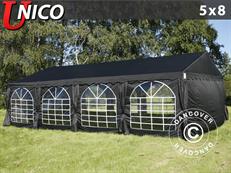 Partytent UNICO 5x8m, Zwart
