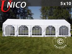 Partytent UNICO 5x10m, Wit