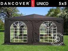 Pagodetent UNICO 5x5m, Zwart