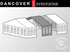 Extension de 3m pour tente de réception professionnelle EventZone 9x9m PVC, Blanc