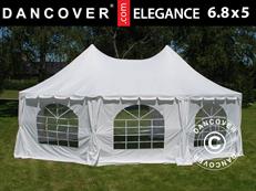 Carpa para Fiestas Elegance 6,8x5m, Blanco