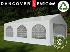 Marquee Basic 6x6 m PVC 700, White
