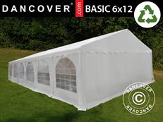 Marquee Basic 6x12 m PVC 700, White