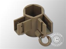 Raccord pour pied d’angle, Gris