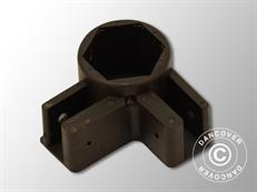 Eckstangen-Verbindungsstück oben, Schwarz