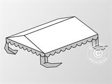 Cubierta para el techo para Carpa para fiesta Plus 5x6m PE, Blanco/Gris