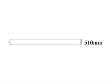 Tubo para o telhado, Ø38mm, 510mm