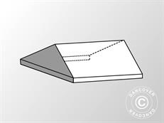 4m-Dachplanen-Endstück für SEMI PRO CombiTents®, 5x4m, PVC, weiß