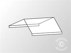 4m Dachplane Mittelabschnitt für Semi PRO CombiTents®, 6x4m, PVC, weiß/grau