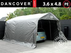 Portable Garage PRO 3.6x4.8x2.68 m, PE, Grey