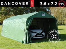 Portable Garage PRO 3.6x7.2x2.68 m, PVC, Green