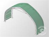 Extension 2 m for storage shelter/arched tent 12x16x5.88 m, PVC, Green