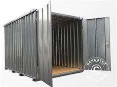 Container, Rigel, 3,1x2,1x2,1m m/dobbeltdør, Sølv KUN 3 STK. TILBAGE
