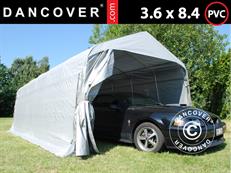 Portable Garage PRO 3.6x8.4x2.68 m PVC, Grey