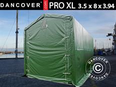 Capannone tenda PRO XL 3,5x8x3,3x3,94m, PVC, Verde