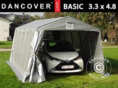 Tenda garage Basic 3,3x4,8x2,4m PE, Grigio