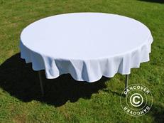 Nappe Ø116x20cm, Blanc