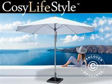 Parasol Bermuda, Ø3,5m, Wit