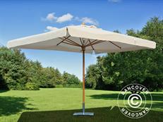 Parasol Palladio Standard met volant, 3x4m, Ecru