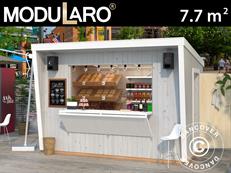 Wooden Kiosk/Sales Booth, 3.55x2.33x2.64 m, 7.7 m², Natural