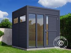 Gartenhaus, Bertilo Cubus 2O, 2,26x2,34x2,32m, Anthrazit