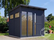 Gartenhaus, Bertilo Pentus 2O, 2,26x2,34x2,33m, Anthrazit