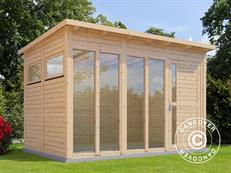 Gartenhaus, Bertilo Pentus 3O, 3,37x2,34x2,33m, Natur