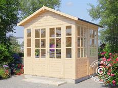 Gartenhaus, Bertilo Teahouse, 2,34x2,26x2,65m, Natur