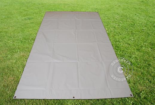 Bâche, bâche de sol 1,7x2,7m PVC, Gris