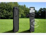 Sac de transport avec roulettes, Flextents PRO 3x3m, Noir