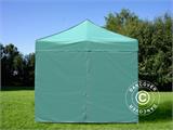 Pared lateral standard para FleXtents, 3m, Verde