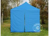 Paroi latérale avec fermeture éclaire pour FleXtents, 3m, Bleu