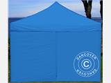 Zijwandset voor Vouwtent FleXtents 3x6m, Blauw