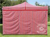 Sidewall kit for Pop up gazebo FleXtents 3x6 m, Striped