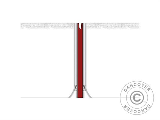 Popunjavajuća spojna platna za FleXtents® PRO brzo sklopivi paviljon 3m serije, Crvena, 2 kom.